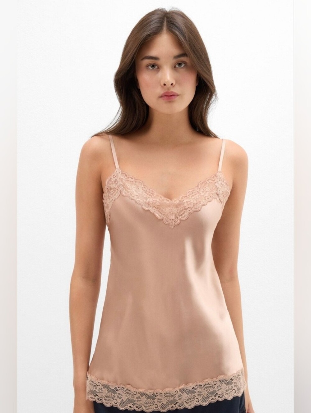 Intimissimi Lace and Silk Top